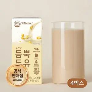 NON-GMO 무첨가 듬뿍두유 190ml x 64팩(16개입 x 4박스)