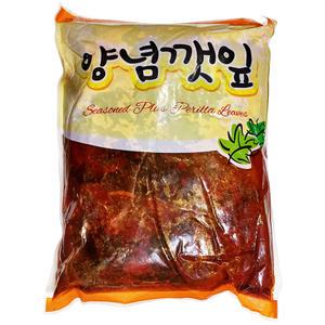 한영식품 한영 이웃사촌 국내에서 만든 깻잎 무침 4Kg 양념 이강산닷컴