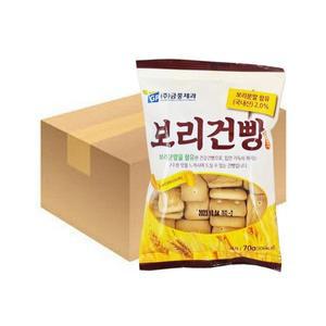금풍제과 보리건빵골드 70g 30개입 1박스 군대 간식