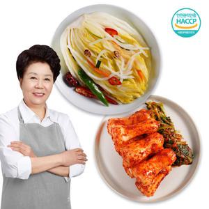 [소문난 배윤자] 일품 백김치 3kg + 총각김치 3kg