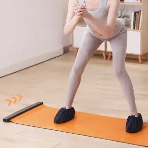 고강도 하체 운동 슬라이딩 보드 매트 140cmx50cm 유산소 코어 복근 스케이트