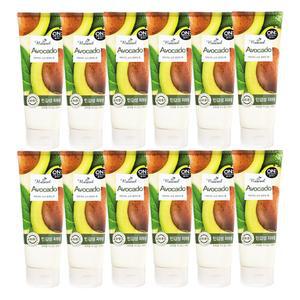 엘지 온더바디 더내추럴 클렌징 폼 민감성용 순한 아보카도 200g X 12개