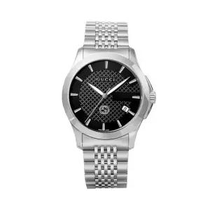 구찌 YA1264106 G타임리스 남성 메탈 쿼츠 38mm
