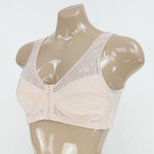 에뜨랑제 77 큰사이즈 앞지퍼 부직포 홑겹 스포츠 브라 / 메쉬 레이스 엄마 속옷