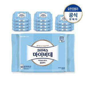 [크리넥스] 마이비데 클린케어 물티슈50매X12팩