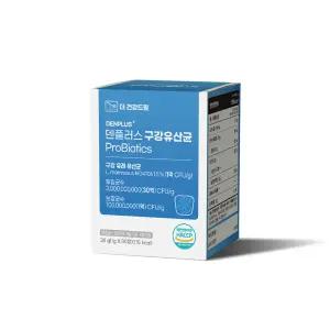 더건강드림 덴플러스 입냄새 백태 상쾌한 구강유산균 장유산균 30정