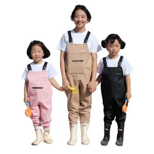 어린이 갯벌체험옷 키즈 해루질 유아 가슴장화 아동 갯벌장화 바지