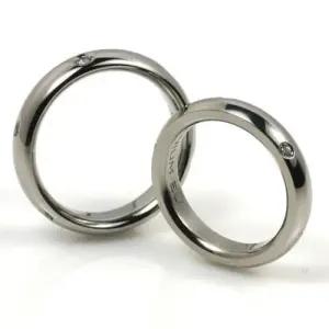 T-906 DIA CO 다이아몬드 티타늄 커플링 반지 이니셜무료 무료배송 맞춤제작 평생AS