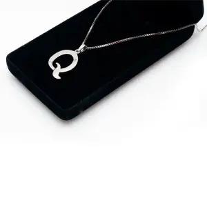 TSP-1007Q 티타늄 이니셜 펜던트 목걸이 무료배송 평생AS