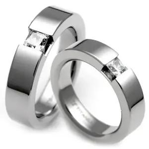 T-365 DIA CO 다이아몬드 티타늄 커플링 반지 이니셜무료 무료배송 맞춤제작 평생AS