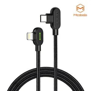 [맥도도] 90도 라이트 C타입 to 8핀 라이트닝 PD 고속충전 케이블 CA737