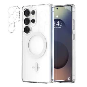 케이맥스 갤럭시 S25 S24 S23 울트라 플러스 투명케이스 맥세이프 클리어핏 세트(케이스+카메라 보호필름)