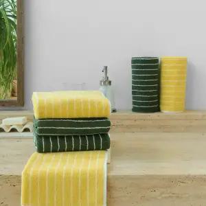 테리파머 핀스트라이프 200g 호텔수건 5장 타올 타월 세트 리본선물포장 세면 목욕 답례품  코마사 패턴코마사 30수 답례품