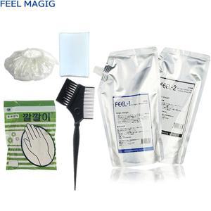 [MD엠디]Feel 파마푸는약 매직약 셀프 스트레이트 1세트 퍼머약 파마 곱슬머리약 볼륨매직약 매직펌