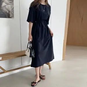 [보리보리/보리맘]바스락 스트링 빅사이즈 롱 원피스 여름 휴양지 여행 임부복 D039