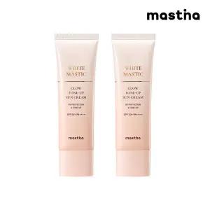 [매스티나][공식판매처]화이트매스틱 글로우 톤업 선크림 50ml 2개