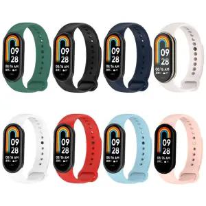 미밴드 8/9/10 실리콘 스트랩 샤오미 호환 시계줄 밴드