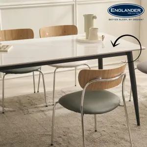 메사 바우 양면 통세라믹 4인용 와이드 식탁 1600(의자 미포함)