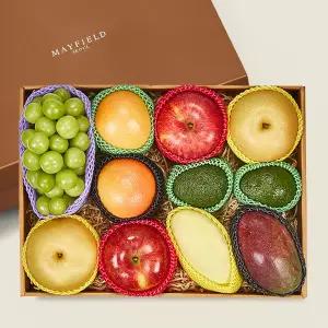 [메이필드호텔] [지정일출고가능][2/2일 순차출고] 골든후르츠 럭셔리 혼합과일세트 11입/3.85kg(아보카...