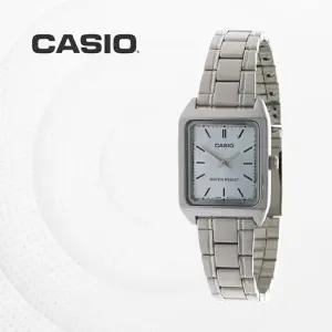 카시오 CASIO 여성용 메탈 빈티지 전자 손목시계 LTP-V007D-2E