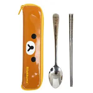 [오키즈]리락쿠마 수저케이스세트-멀티슬림스텐 얼굴 RK196  (R0331)