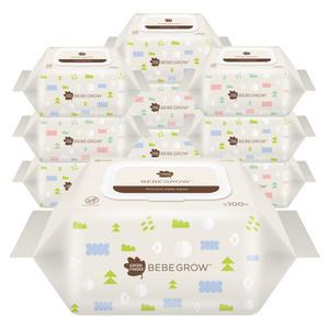 그린핑거 베베그로우 물티슈 캡100매 10개