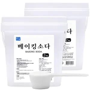 순담 베이킹소다 2kg [2개] 총 4kg 스푼 주방세제 세정제 세제