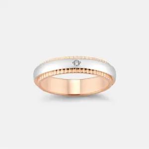 [주문제작][메트로시티 주얼리][커플링] 여성 이터니타 14K 콤비 링 A211GR3501C4