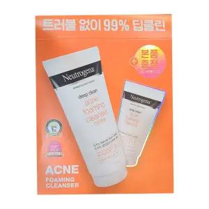 뉴트로지나 딥클린 아크네 포밍클렌저 기획팩