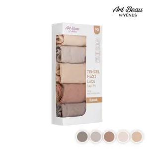 [비너스 아르보] 압박없는 맥시레이스 팬티 5매입 5컬러(KSETP174)