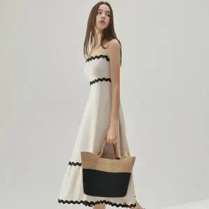 [비키니밴더]바닐라 웨이브 롱 원피스