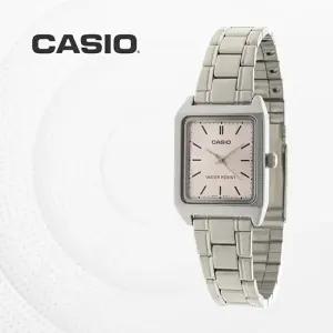 카시오 CASIO 여성용 메탈 빈티지 전자 손목시계 LTP-V007D-4E