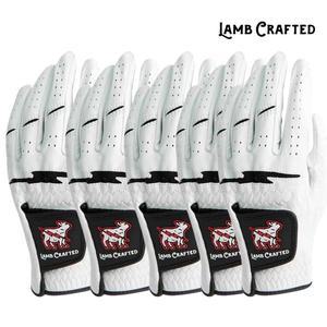 [5장1세트]램크래프티드 프리미엄  올양피 골프장갑 쫀쫀한 그립감