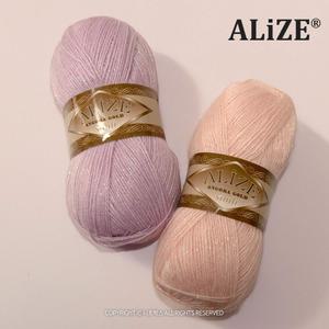 앨리제 앙고라 골드 심리 (5볼묶음)/겨울 반짝이 털실