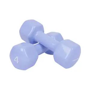 뷰티 육각 덤벨 4kg 스위트라벤더 2ea