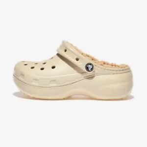 [그랜드스테이지] CROCS CLASSIC PLATFORM LINED CLOG W 클래식 플랫폼 라인드 클로그 CRS207938 BONE