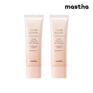 [공식판매처]NEW 매스티나 화이트매스틱 글로우 톤업 선크림 50ml 2개