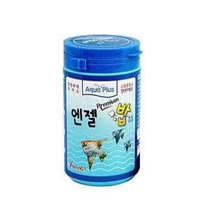 기호성좋은 엔젤피쉬 먹이 치어 물고기밥 90g 물에잘뜨는 엔젤피쉬 무색소 무방부제 고급사료