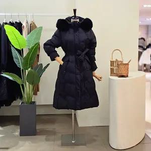 [대구백화점] [4CUS]덕다운 벨티드 퀼팅 롱 패딩 점퍼(FW4J3JP31595)