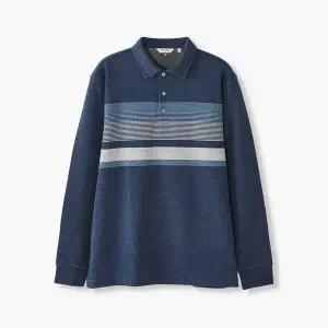 [하프클럽/에스티코]블럭패턴 카라티셔츠 (네이비) DGTVA02CTN