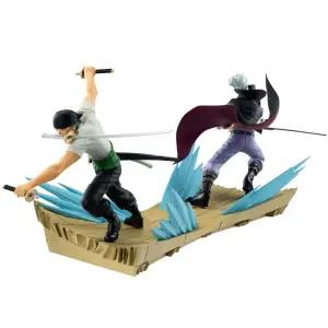 정품 국내재고 반프레스토 전광절경 원피스 롤로노아 조로 쥬라큘 미호크 피규어 2종 세트