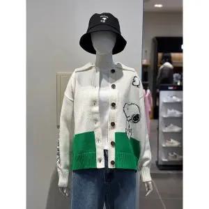 [클라이드앤](김해점)[클라이드 frank stone] 여성 스누피 카라 가디건 FPASW672F