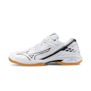미즈노 신발 웨이브 클로3 71GA244328 화이트 블랙 파워쿠션 배드민턴화 배구화 탁구화 스쿼시화 오남스포츠
