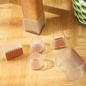 투명 의자 발커버 다리커버 소음방지 패드 테이블 식탁 다리 도토리 체어슈즈 캡