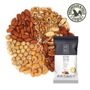 [산과들에] 순수가온 100+10봉 (총110봉) / 하루견과 견과류 순수견과 피칸 브라질너트