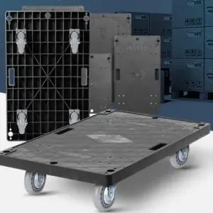 무소음 검정 사각달리 국산 인라인 택배 대형 운반차 (WFH60B9)