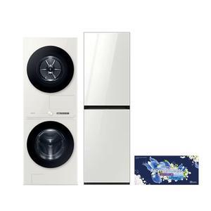 삼성 세탁기 + 건조기 + 에어드레서 WF2422HDEHF24W etv 배송무료
