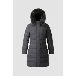 [코오롱스포츠](본점) 여성 라쿤퍼 후디 다운 V3JDX24622BLK