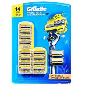 질레트 프로쉴드 면도날 14개 세트