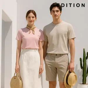 [에디션] 베이직 코튼 반팔 티셔츠 (NNC2TR1993)